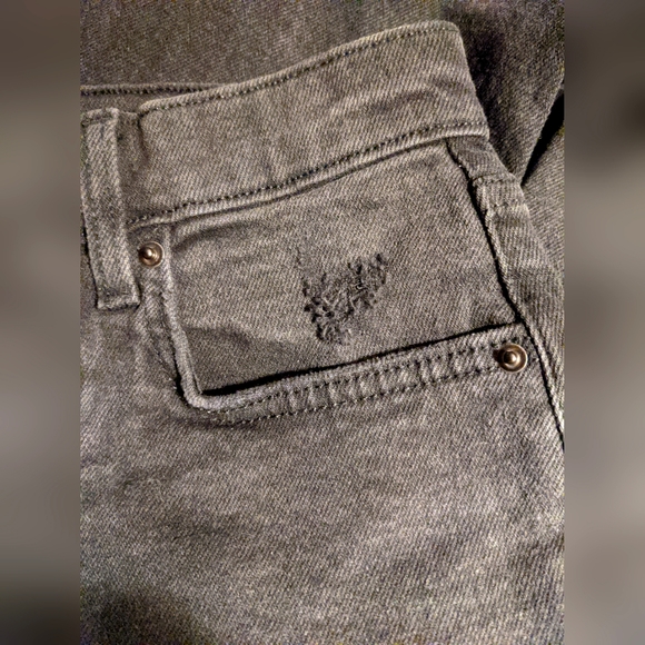 🔥4/$15 Wild Fable Sz 00/24 High Rise Distressed Ripped Straight Leg Ankle Jeans - Picture 5 of 11